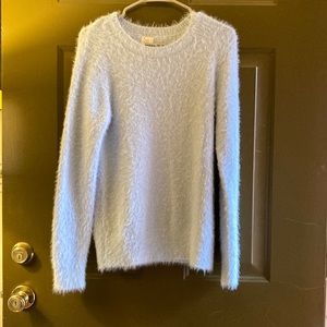 Fuzzy Blue Sweater